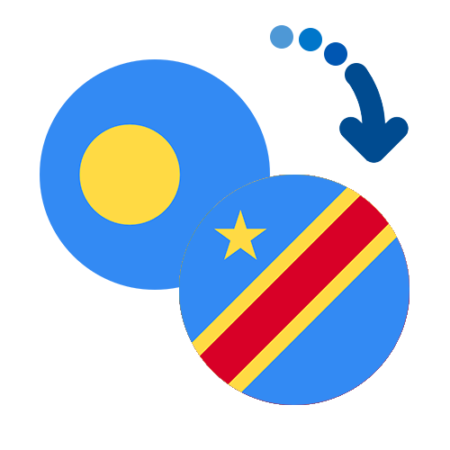 How to send money from Palau to Congo