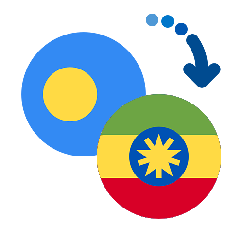 Wie kann man online Geld von Palau nach Äthiopien senden?
