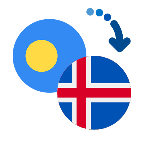How to send money from Palau to Iceland