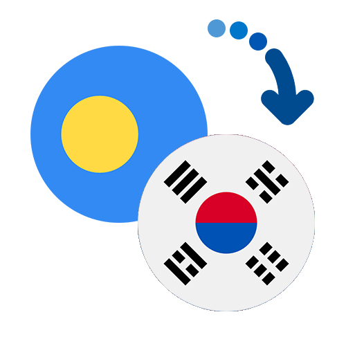 ¿Cómo mandar dinero de Palau a Corea del Sur?
