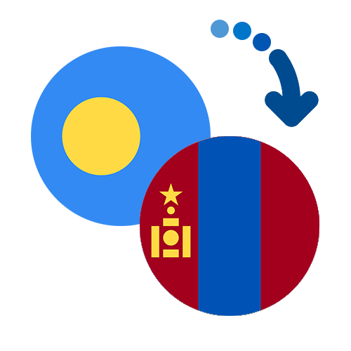 ¿Cómo mandar dinero de Palau a Mongolia?