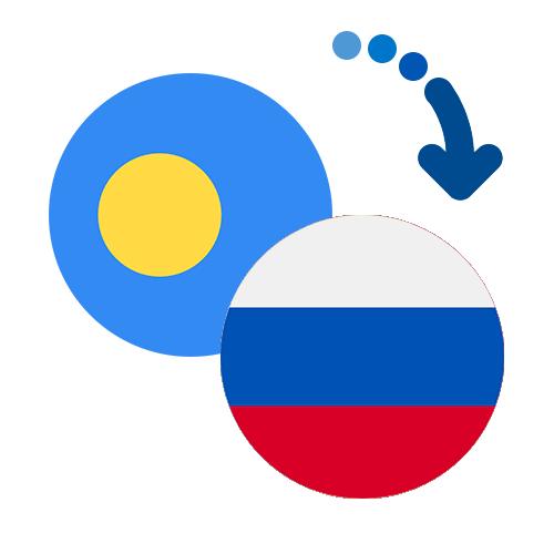 How to send money from Palau to Russia