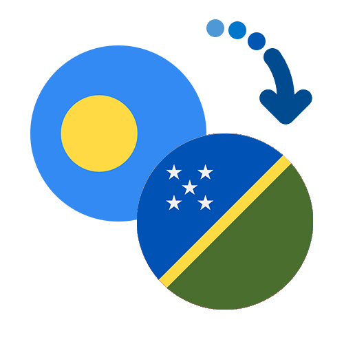 Wie kann man online Geld von Palau auf die Salomon-Inseln senden?