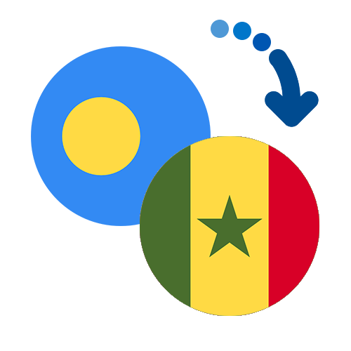 ¿Cómo mandar dinero de Palau a Senegal?