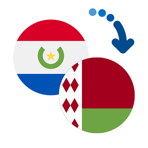 Wie kann man online Geld von Paraguay nach Belarus senden?