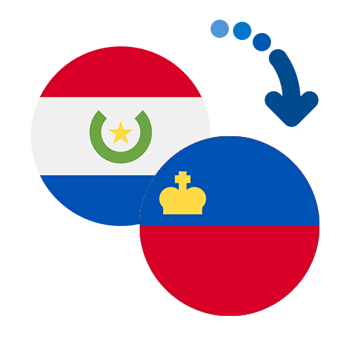 Wie kann man online Geld von Paraguay nach Liechtenstein senden?