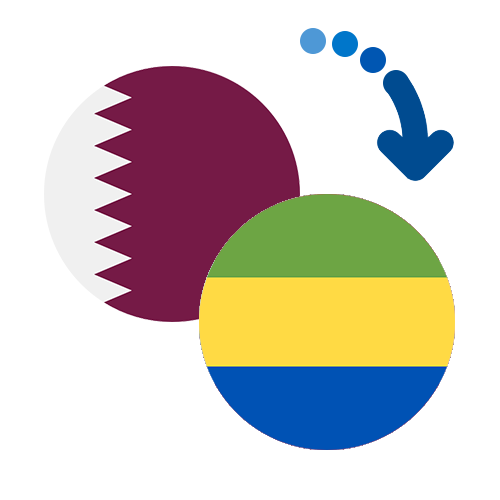 Wie kann man online Geld von Katar nach Gabun senden?