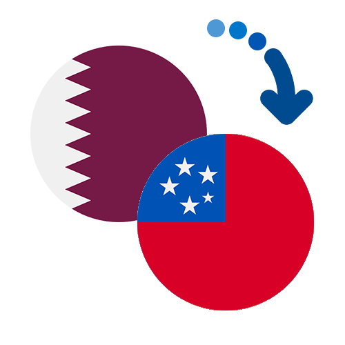 ¿Cómo mandar dinero de Qatar a Samoa?