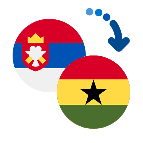 Wie kann man online Geld von St. Lucia nach Ghana senden?