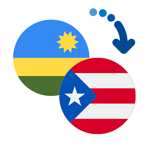 Wie kann man online Geld von Ruanda nach Puerto Rico senden?