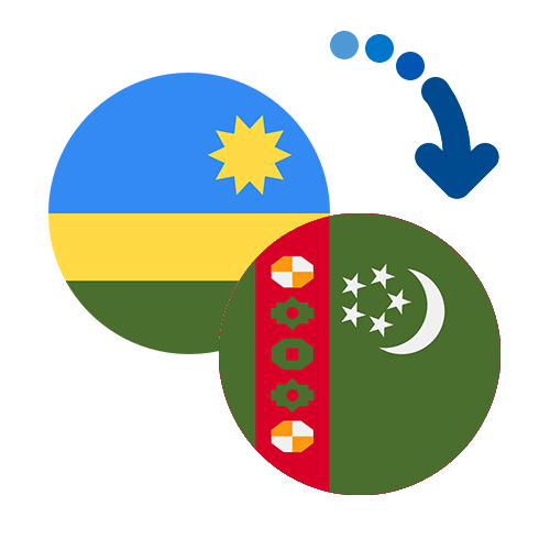 ¿Cómo mandar dinero de Ruanda a Turkmenistán?