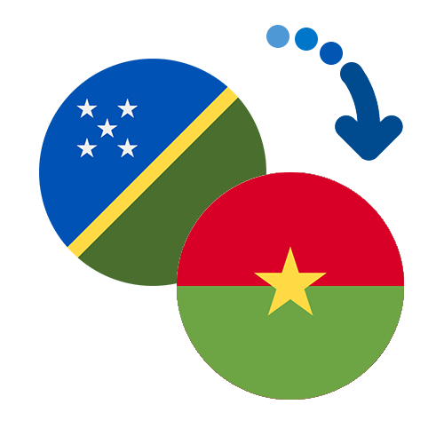 ¿Cómo mandar dinero de las Islas Salomón a Burkina Faso?