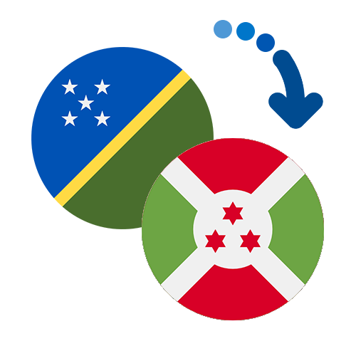 ¿Cómo mandar dinero de las Islas Salomón a Burundi?