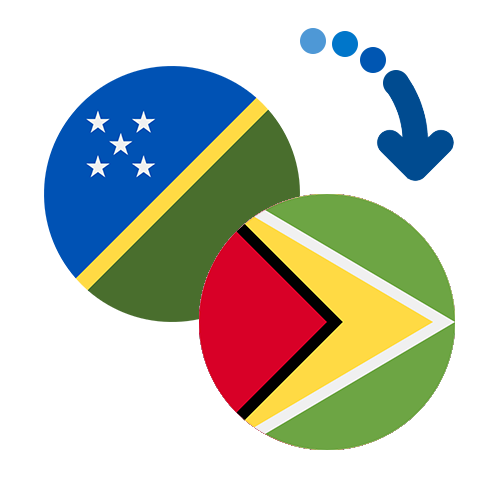 Wie kann man online Geld von den Salomon-Inseln nach Guyana senden?