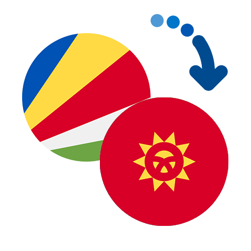 ¿Cómo mandar dinero de las Seychelles a Kirguistán?