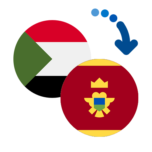 Wie kann man online Geld von Sudan nach Montenegro senden?