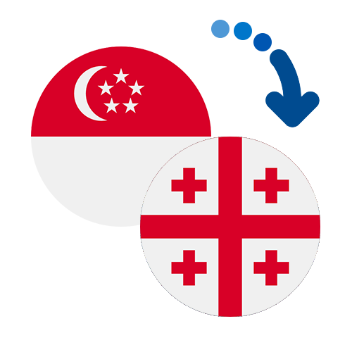 Wie kann man online Geld von Singapur nach Georgien senden?