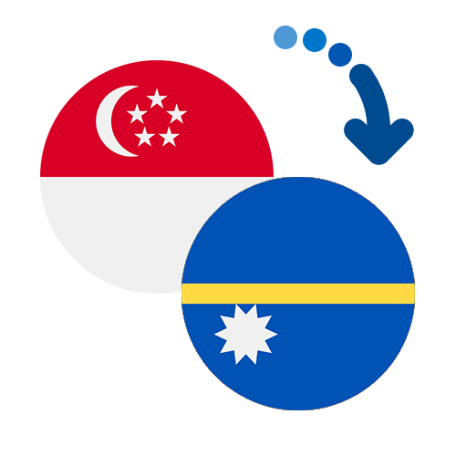 Wie kann man online Geld von Singapur nach Nauru senden?