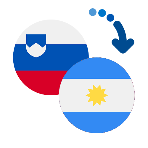 Wie kann man online Geld von Slowenien nach Argentinien senden?