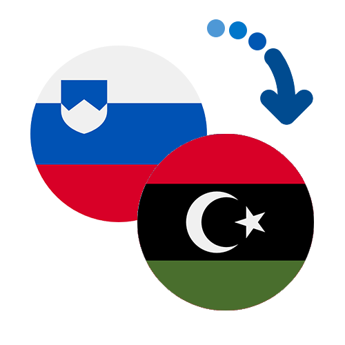 Wie kann man online Geld von Slowenien nach Libyen senden?