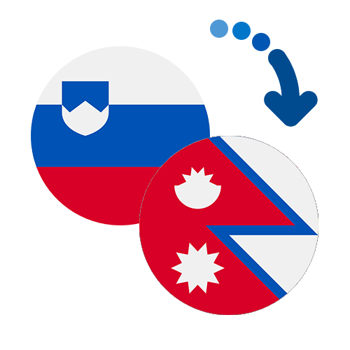 Wie kann man online Geld von Slowenien nach Nepal senden?