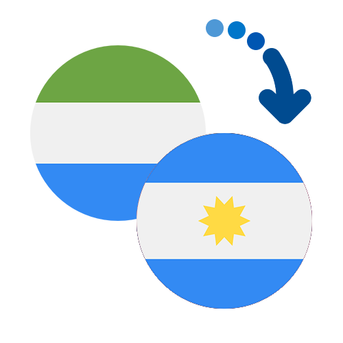 Wie kann man online Geld von Sierra Leone nach Argentinien senden?