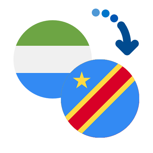Wie kann man online Geld von Sierra Leone nach Kongo senden?