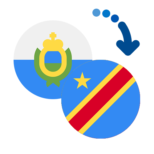 Jak wysłać pieniądze z San Marino do Demokratycznej Republiki Konga online?