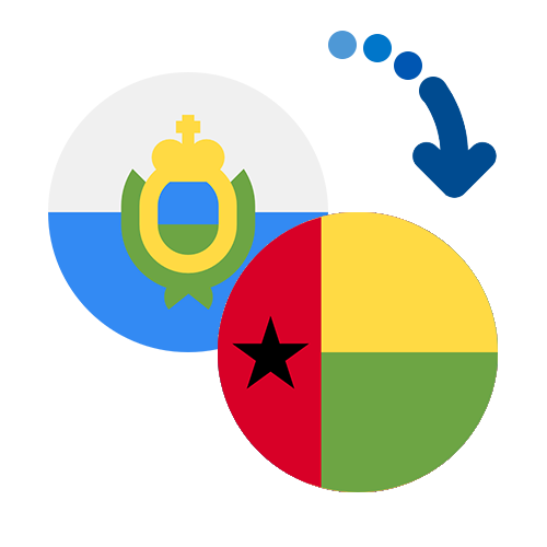 How to send money from San Marino to Guinea-Bissau