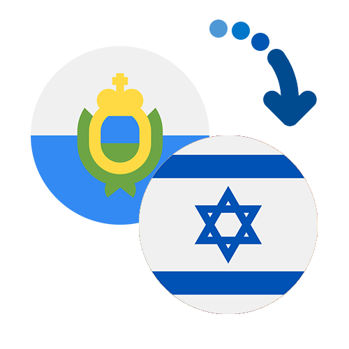 Wie kann man online Geld von San Marino nach Israel senden?