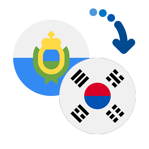 ¿Cómo mandar dinero de San Marino a Corea del Sur?