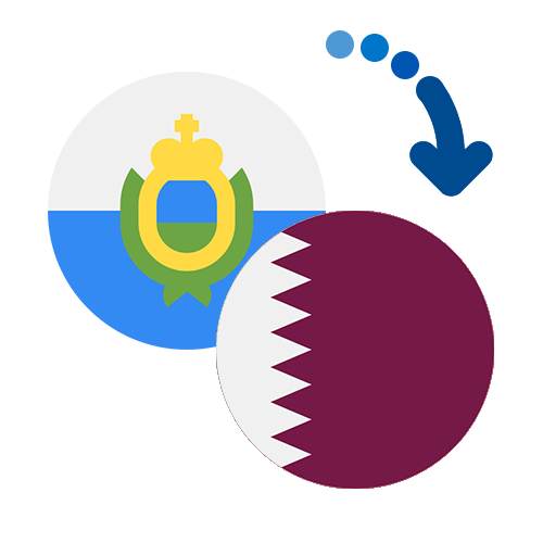 ¿Cómo mandar dinero de San Marino a Qatar?
