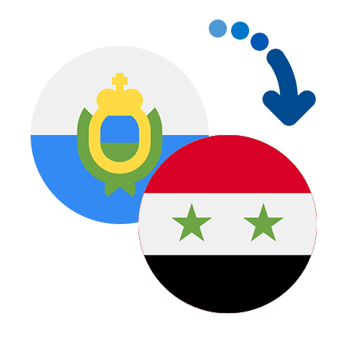 How to send money from San Marino to the Syrian Arab Republic