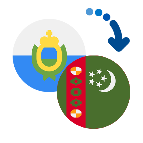 Jak wysłać pieniądze z San Marino do Turkmenistanu online?