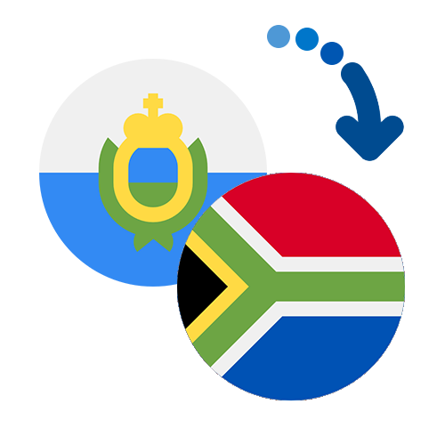 Jak wysłać pieniądze z San Marino do Republiki Południowej Afryki online?