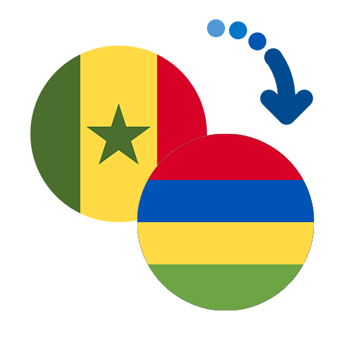 Wie kann man online Geld von Senegal nach Mauritius senden?