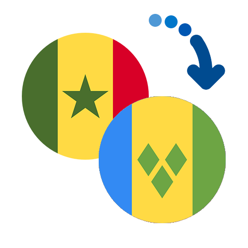 Wie kann man online Geld von Senegal nach St. Vincent und die Grenadinen senden?