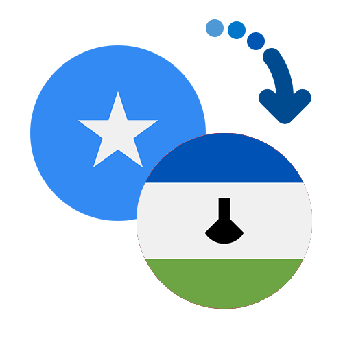 Wie kann man online Geld von Somalia nach Lesotho senden?