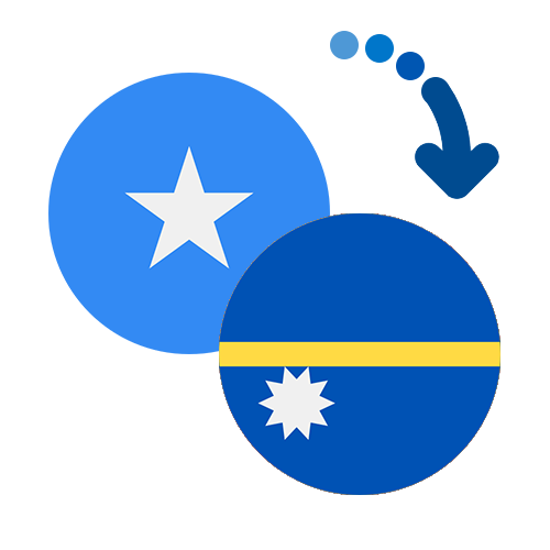 Wie kann man online Geld von Somalia nach Nauru senden?