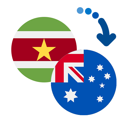 ¿Cómo mandar dinero de Surinam a Australia?