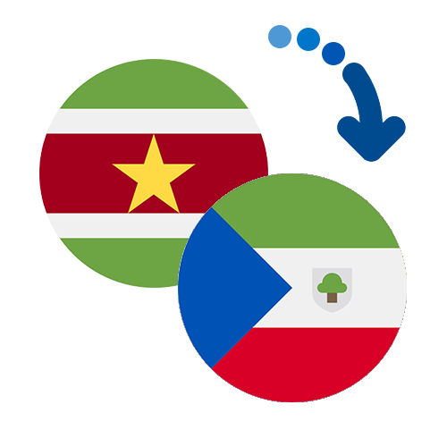 Wie kann man online Geld von Surinam nach Äquatorialguinea senden?