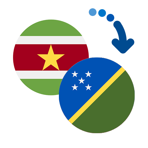 Wie kann man online Geld von Surinam auf die Salomon-Inseln senden?