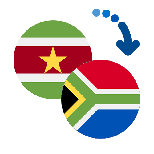 How to send money from Suriname to South Africa