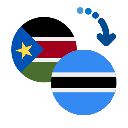 ¿Cómo mandar dinero de Sudán del Sur a Botsuana?