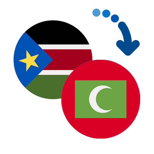 How to send money from South Sudan to the Maldives