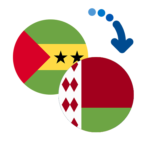 ¿Cómo mandar dinero de Santo Tomé y Príncipe a Bielorrusia?