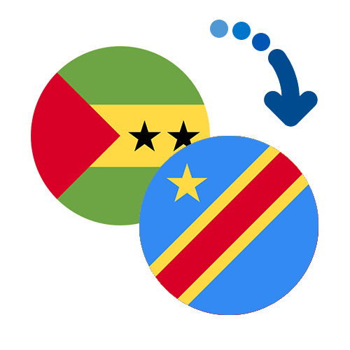 Wie kann man online Geld von Sao Tome und Principe nach Kongo senden?