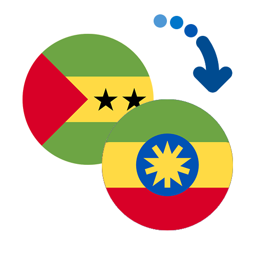 ¿Cómo mandar dinero de Santo Tomé y Príncipe a Etiopía?