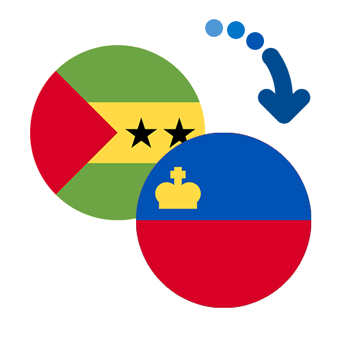¿Cómo mandar dinero de Santo Tomé y Príncipe a Liechtenstein?