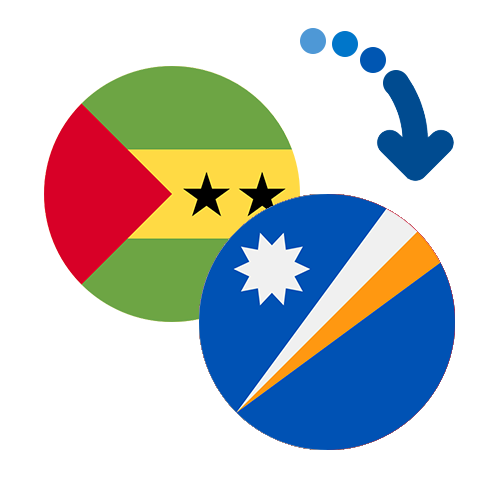 Wie kann man online Geld von Sao Tome und Principe auf die Marshallinseln senden?